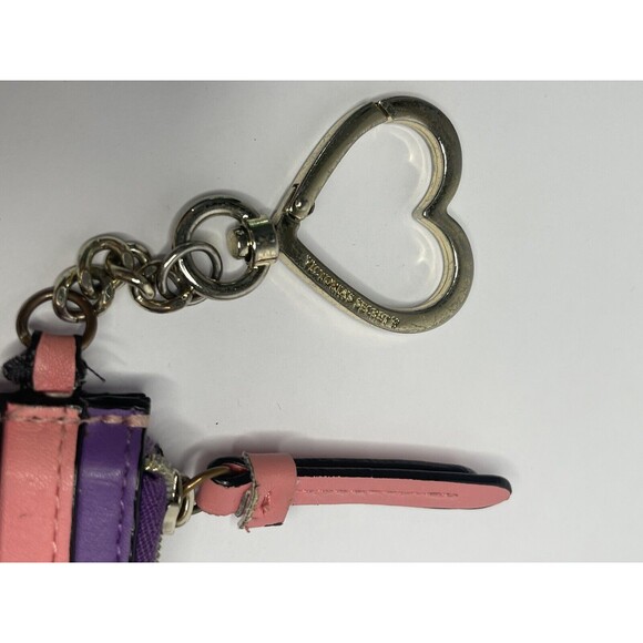 Victoria's Secret keychain card case wallet Pink Purple - Picture 3 of 6